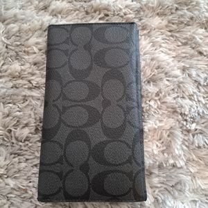 Coach black wallet